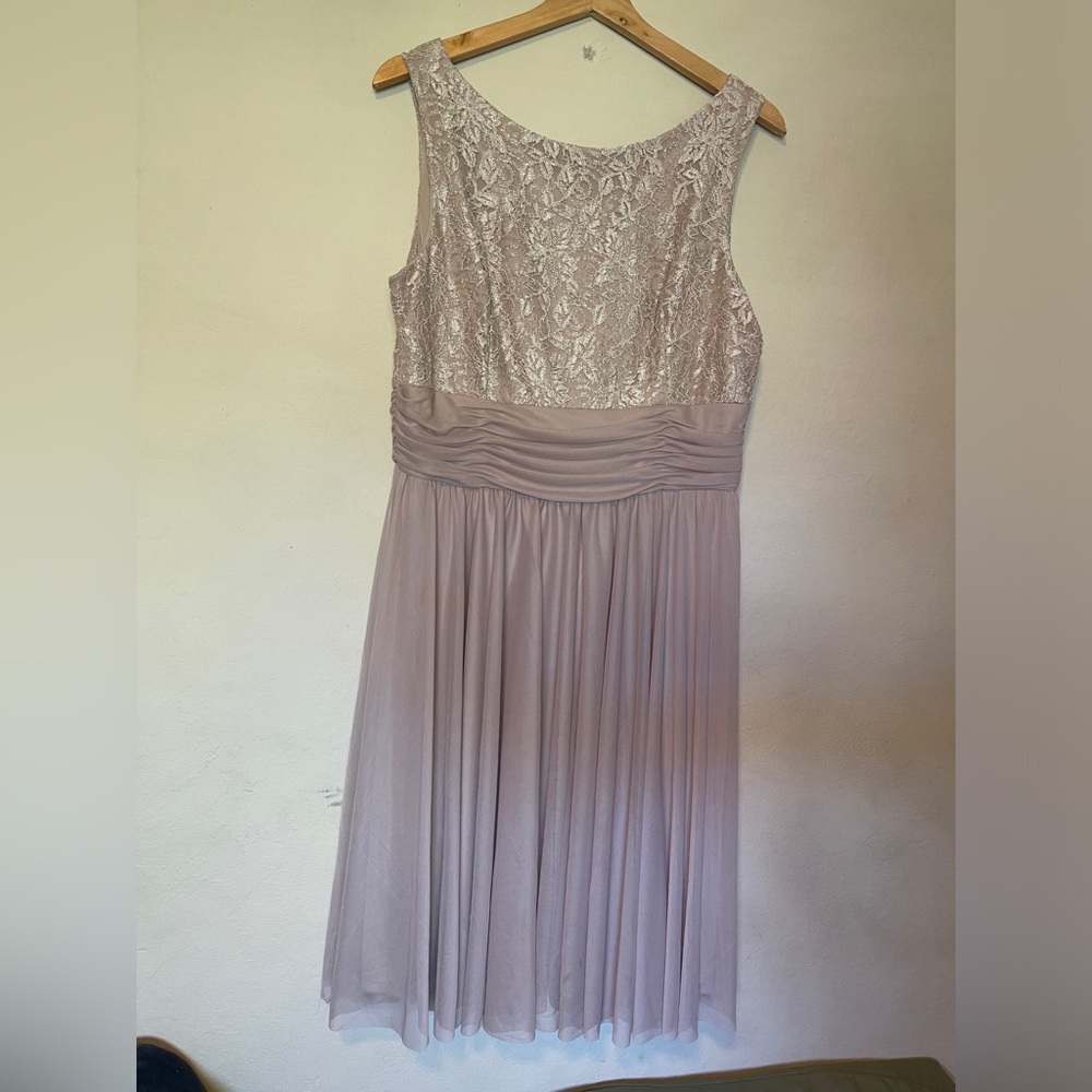 JH Evenings Blush Pink Dress Size 14
